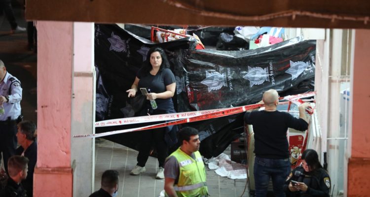 Fotografía de la escena del crimen.