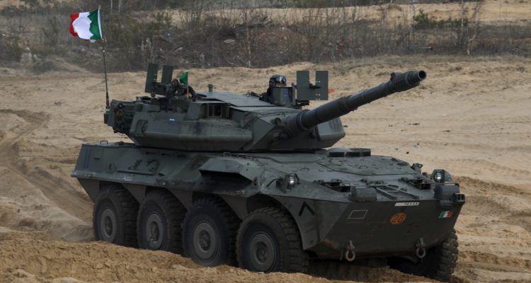 Un tanque italiano.