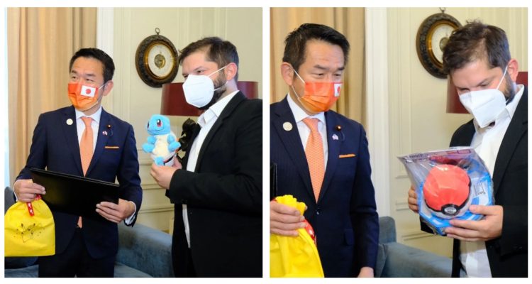 Squirtle para Boric de Japón