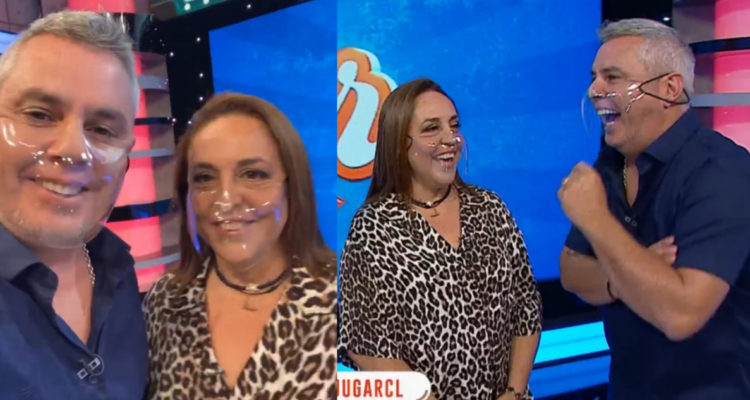 El presentador de José Miguel Viñuela durante su regreso a Mega