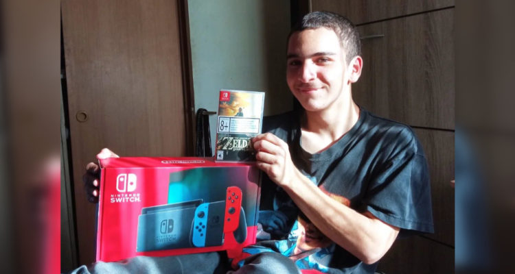joven chileno Nintendo Switch
