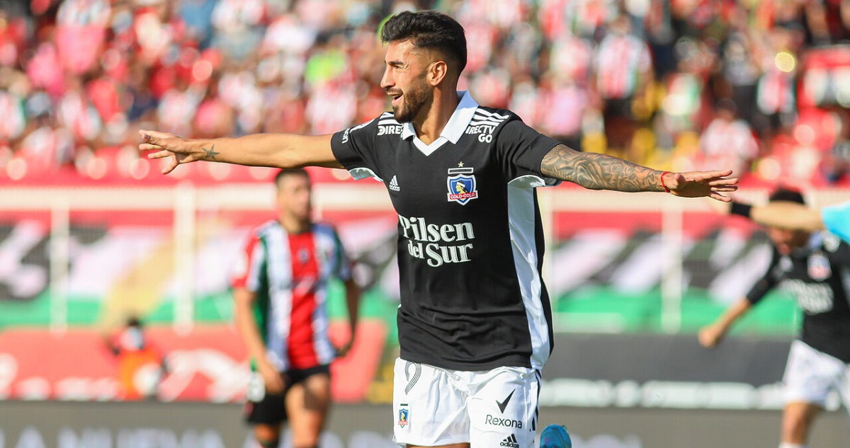 Lucero abrió la cuenta para Colo Colo ante Palestino en La Cisterna