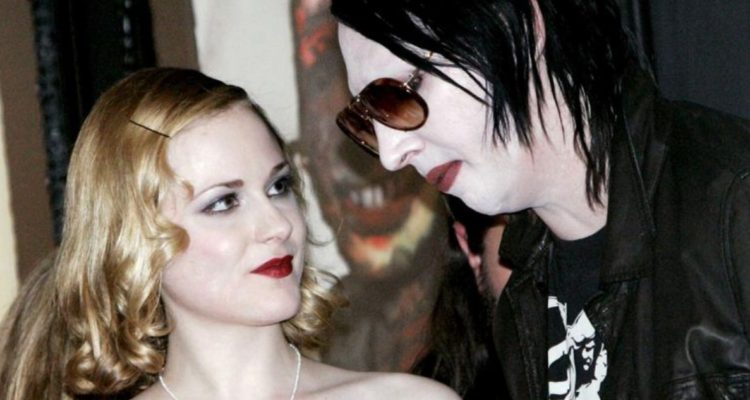 Evan Rachel Wood y Marilyn Manson