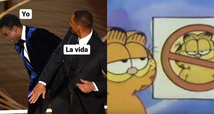 Algunos de los memes de Will Smith en redes sociales.