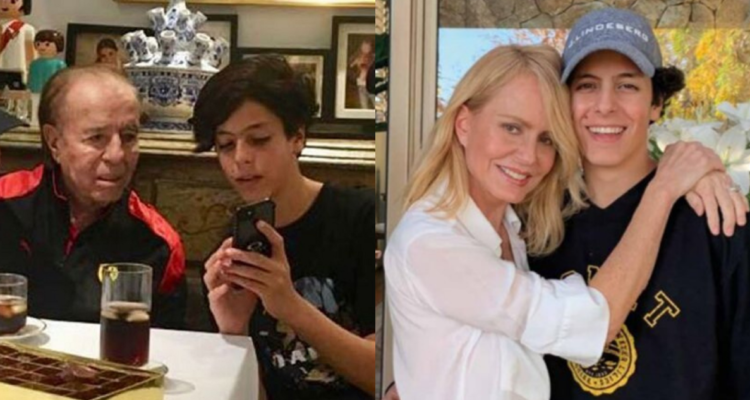 Máximo Menem y sus padres