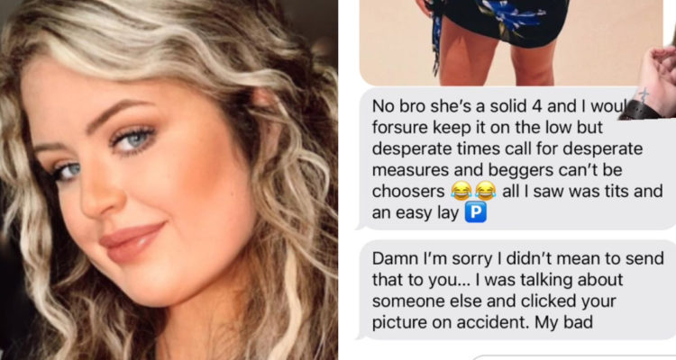 joven recibió mensaje machista por error