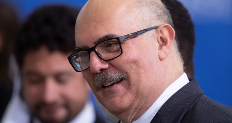 El ahora exministro de Educación, Milton Ribeiro.