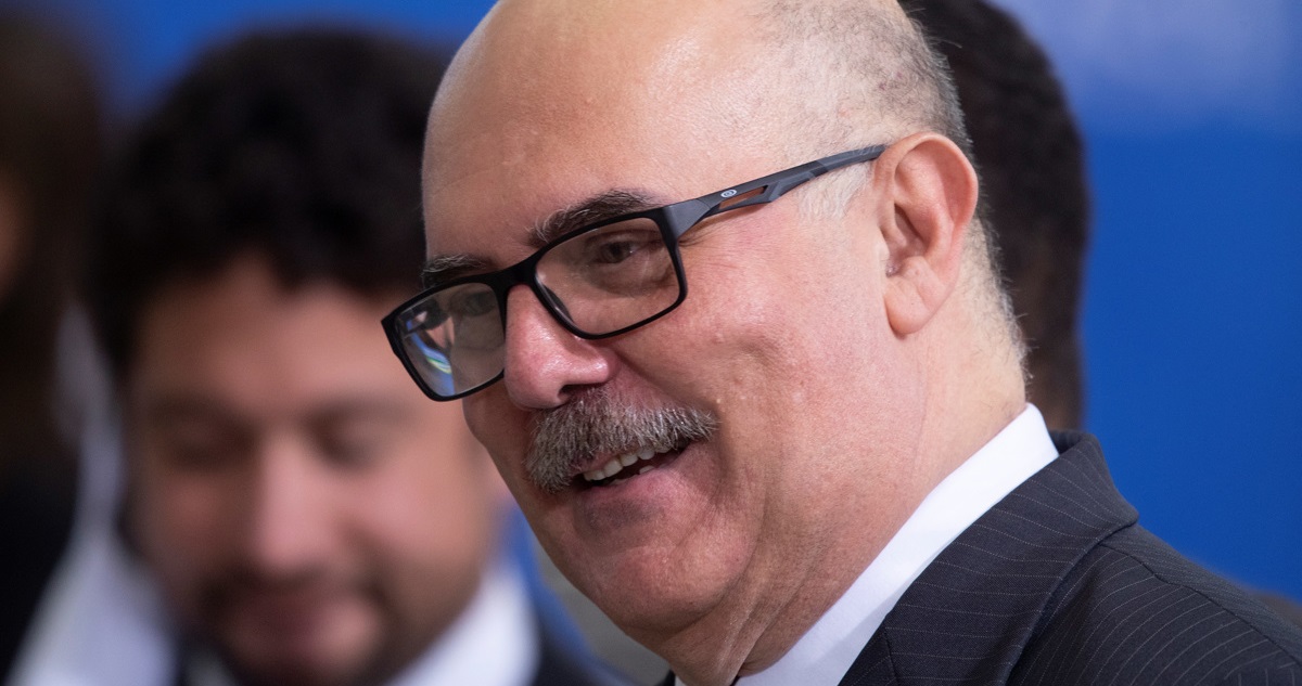 El ahora exministro de Educación, Milton Ribeiro.