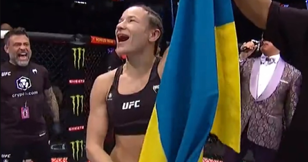 Ucraniana Moroz y su desafiante mensaje a Putin en UFC