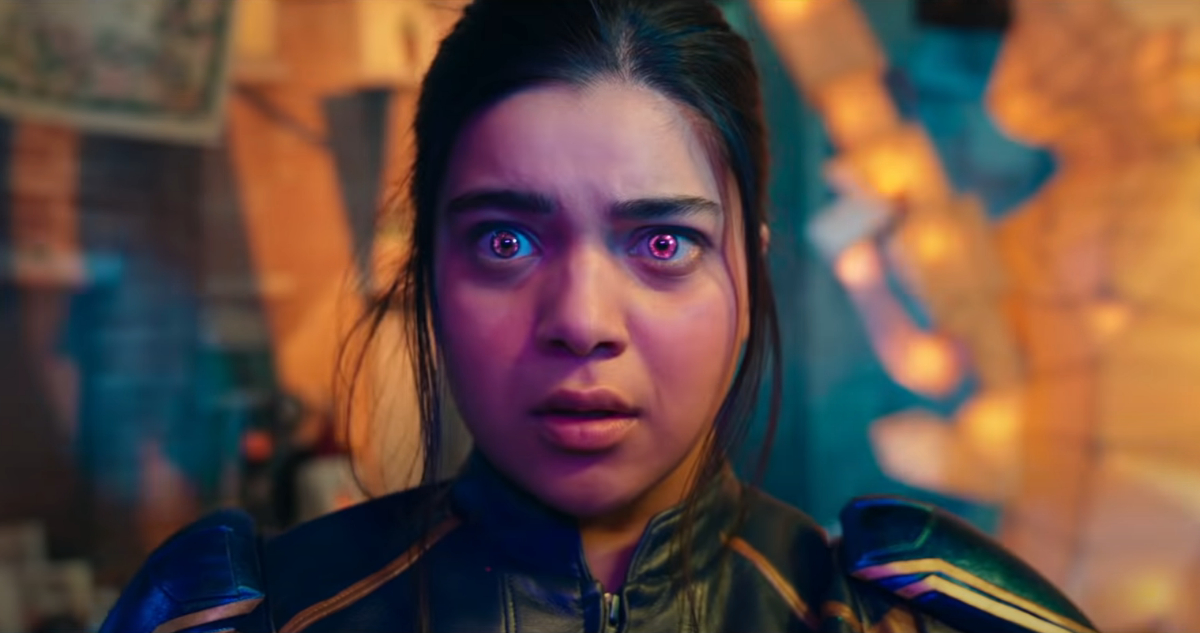 Kamala Khan obteniendo sus poderes para transformarse en Ms. Marvel. El trailer de la miniserie salió este martes.