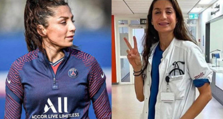 Nadia Nadim: la cirujana y goleadora del PSG que huyó de los talibanes asesinos de su padre.