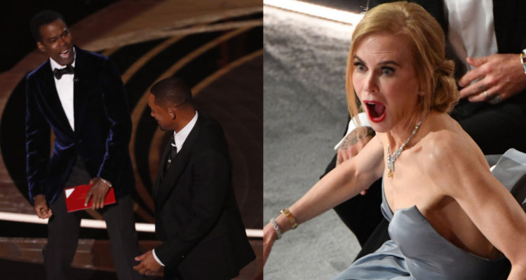 La actriz Nicole Kidman con su reacción que se volvió meme en los Óscar.