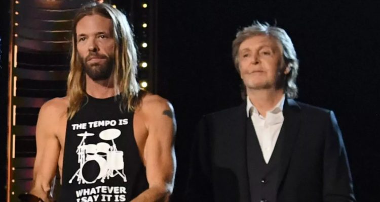 taylor hawkins y paul mccartney
