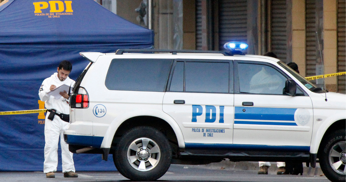 PDI investigando lugar de los hechos