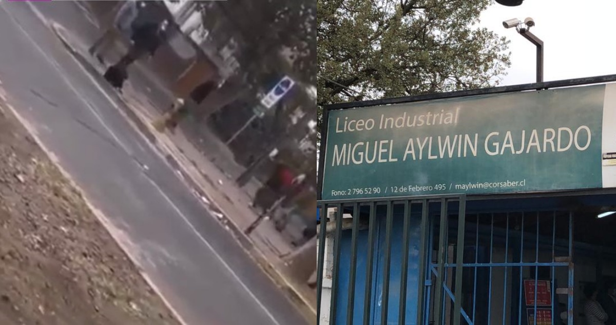 Pelea de estudiantes en San Bernardo