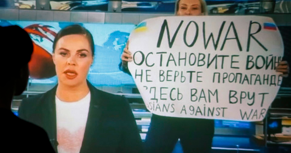 la protesta de Maria Ovsianikova,