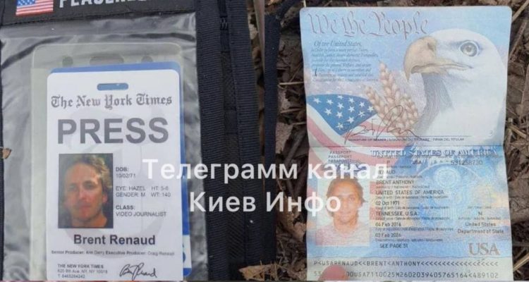 Periodista estadounidense asesinado por tropas rusas