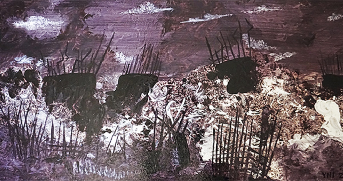 Pintura Naufragio de una calle