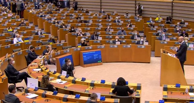 Discurso en Parlamento Europeo por Invasión a Ucrania