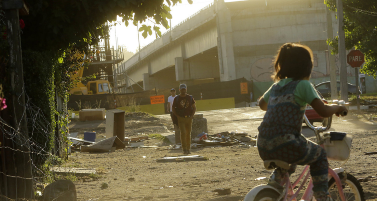 Puente Bicentenario avenida Chacabuco