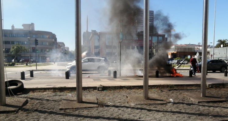 Bandera de la Gobernación del Bío Bío es quemada por desconocidos: se evalurán acciones legales