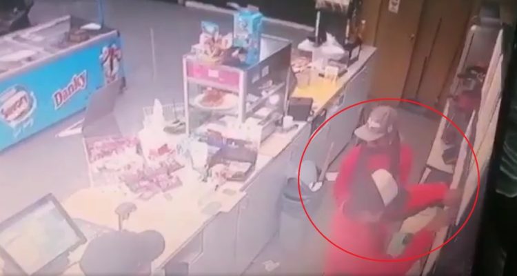 Robo a servicentro Shell