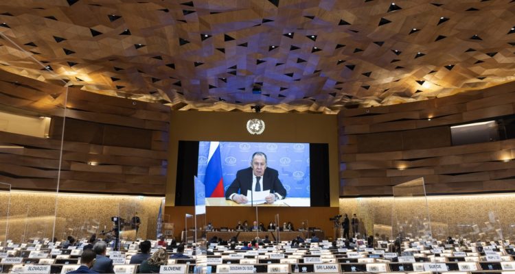 El Ministro de Relaciones Exteriores de Rusia, Sergei Lavrov.