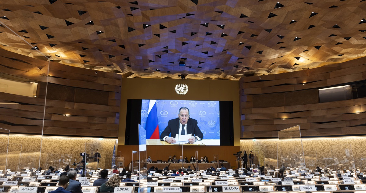 El Ministro de Relaciones Exteriores de Rusia, Sergei Lavrov.