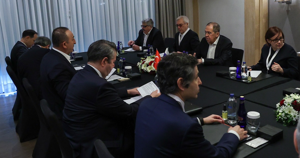 Fotografía de una ronda de negociaciones la semana pasada entre las partes, Turquía.