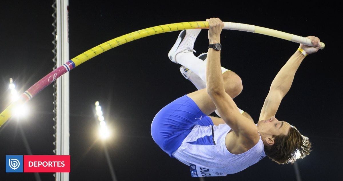 Duplantis batió su propio récord mundial de salto con garrocha