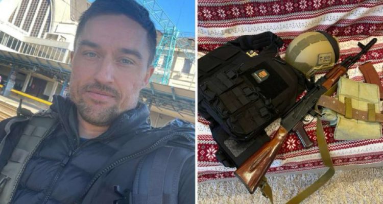 Un extenista en primera línea de la guerra de Ucrania con sus armas