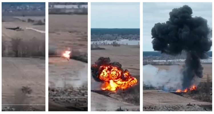 Ucrania derribo helicóptero ruso