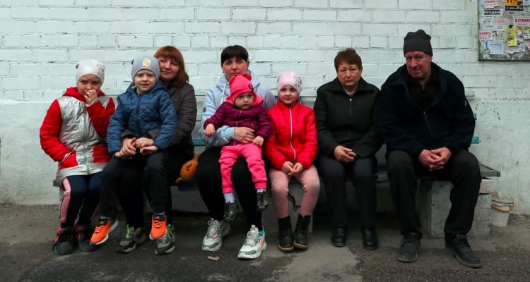Desplazados en Ucrania