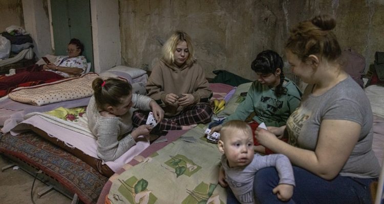 Refugiados ucranianos.