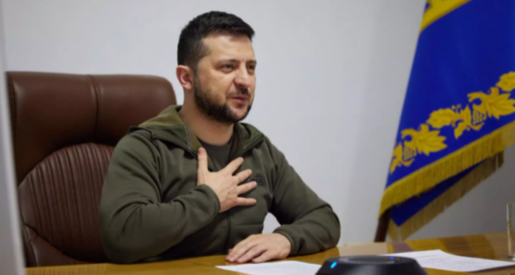 Imagen del presidente de Ucrania