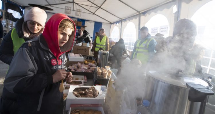 Ucranianos refugiados en Moldavia.
