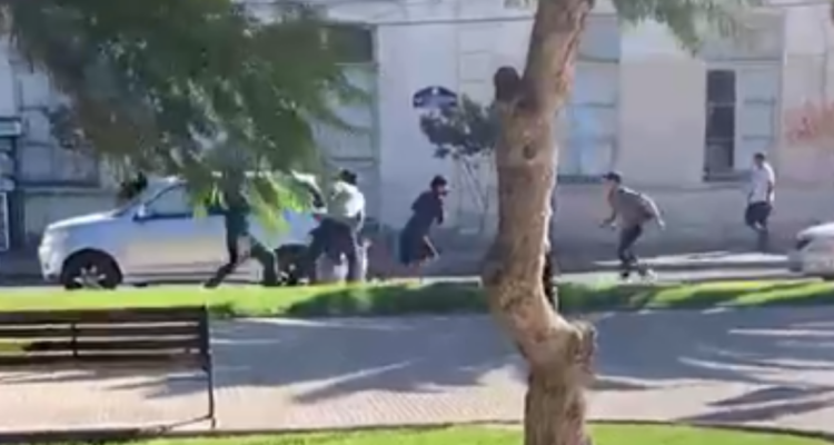 violenta riña en ovalle