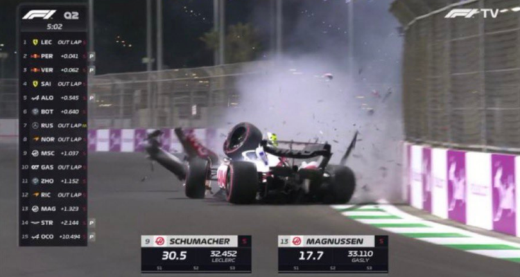 Accidente de Mick Schumacher