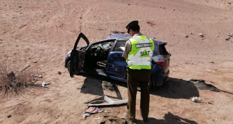 Seis heridos dejó volcamiento en el Valle de Azapa: conductor iba ebrio