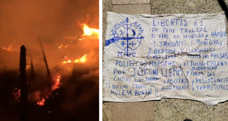 Weichan auka mapu se adjudica ataque incendiario en contulmo