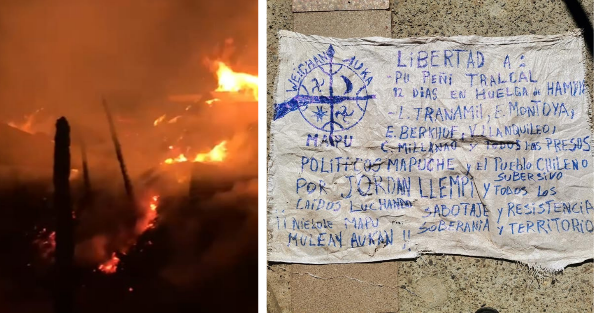 Weichan auka mapu se adjudica ataque incendiario en contulmo