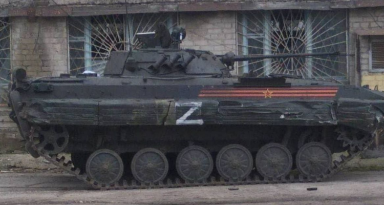 Tanques rusos con la “Z”