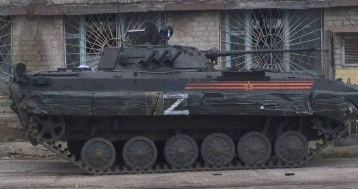Tanques rusos con la “Z”