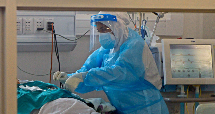 Paciente covid-19 en UCI