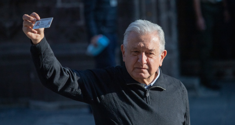 Imagen del presidente de México.