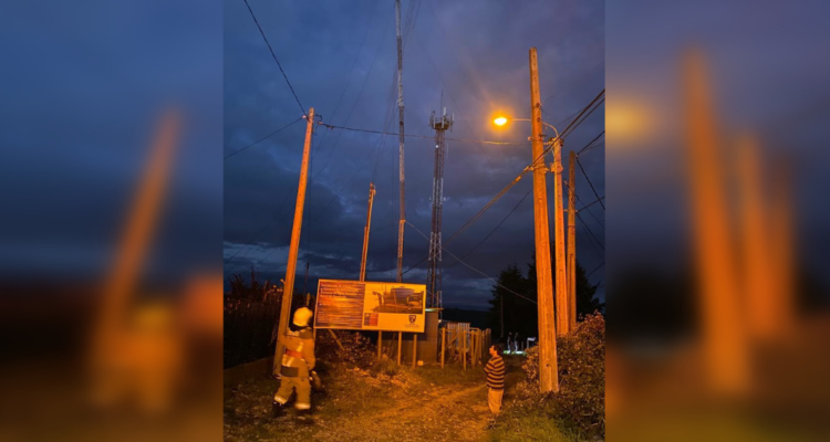antena telefónica en Quemchi