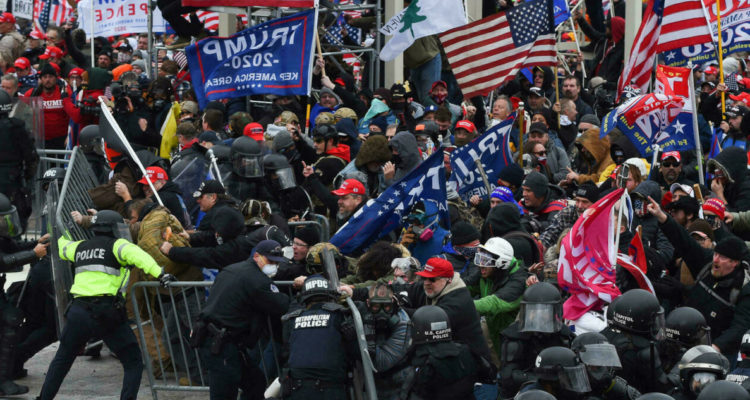 Imagen de archivo del asalto al Capitolio de los EEUU.