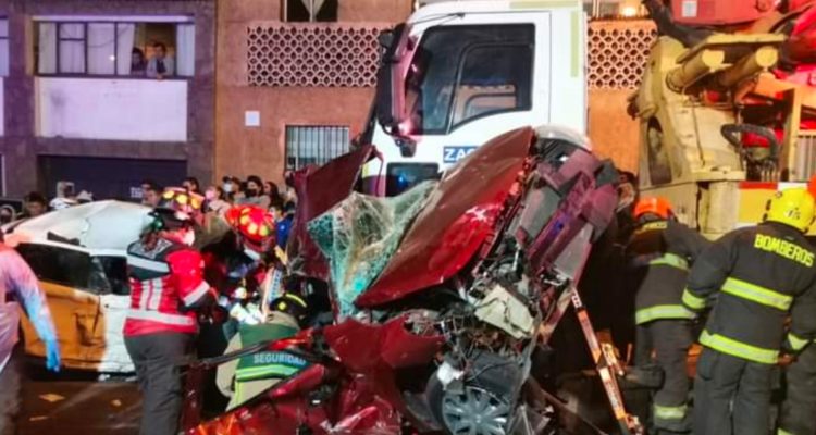Accidente de camión en Antofagasta