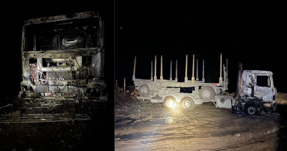Camionero herido con fractura en Loncoche tras ataque incendiario