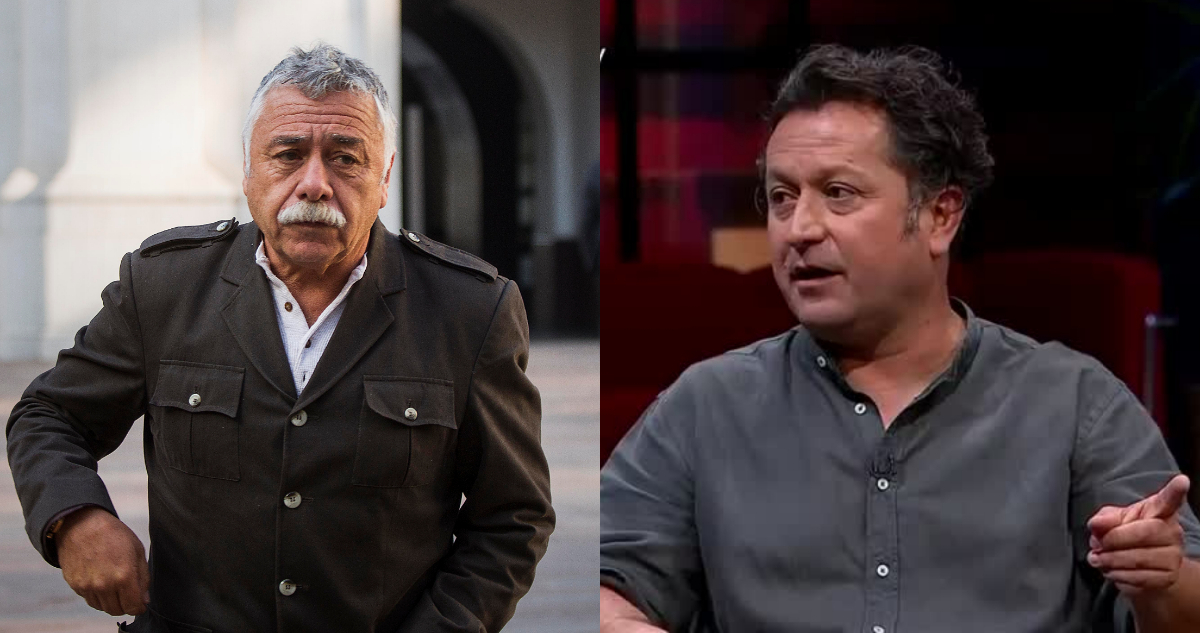Carlos Caszely en 2014 y Daniel Alcaíno durante la entrevista en PCR.